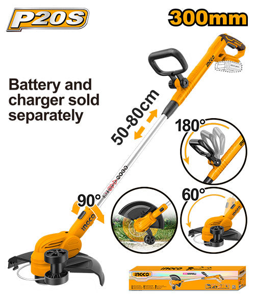 Ingco Cordless grass trimmer 20V - CGTLI20328