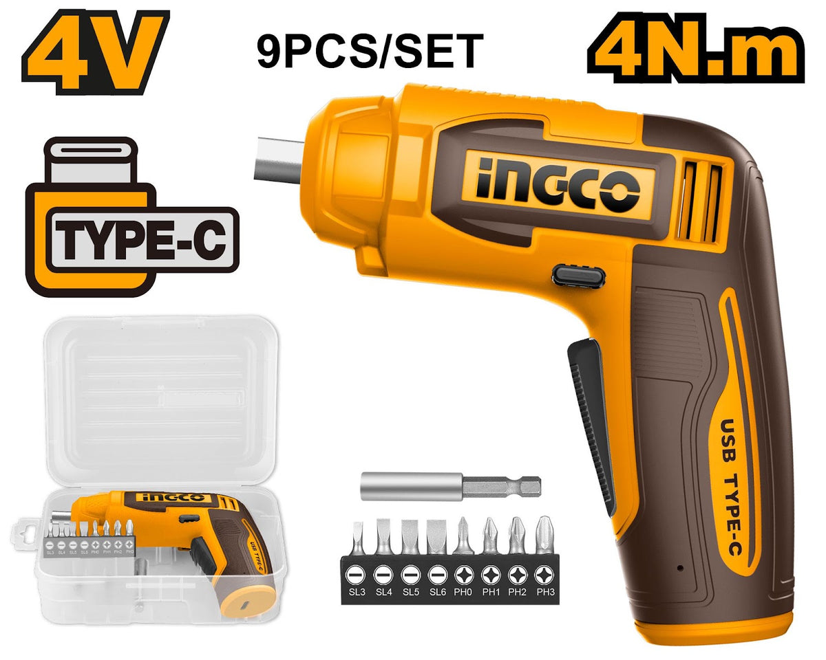 Ingco Cordless screwdriver 4V - CSDLI0458