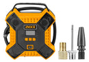 Ingco Auto Air Compressor AAC1601 - 12V, Max Pressure 160PSI/11Bar, Max Air Flow 35L/min