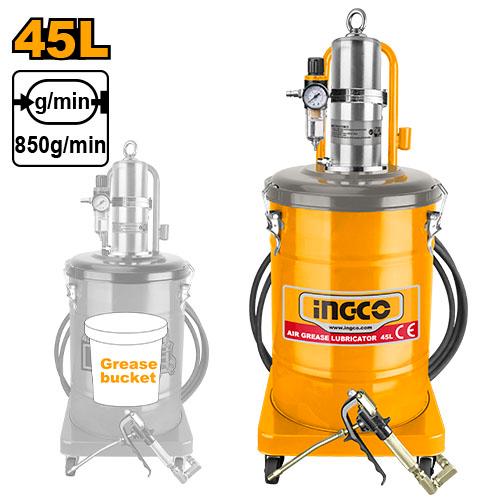 Ingco Air Grease Lubricator AGL02451 - Capacity 45L, Weight 21KG