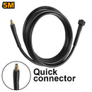 Ingco AHPH5028 High Pressure Hose (Quick Connector) - 5 Meters Length, PVC Material, Quick Connector, Compatible with Select High-Pressure Washer Models
