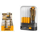 INGCO AKISD0901 9-Piece Interchangeable Screwdriver Set - Versatile and Efficient Toolkit