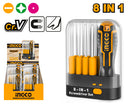 INGCO AKISD0901 9-Piece Interchangeable Screwdriver Set - Versatile and Efficient Toolkit