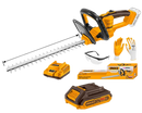 INGCO CHTLI20461 20V Lithium-ion Hedge Trimmer - 2800spm Speed, 460mm Blade Cutting