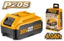 Ingco Lithium-Ion Battery Pack FBLI2002 - 20V, 4.0Ah