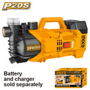 Ingco GWPLI201801 20V Lithium-Ion Water Pump with Dual Mode Control and LED Indicator