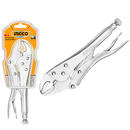 Ingco HCJLW0210 10" Curved Jaw Locking Pliers with Carbon Steel Construction