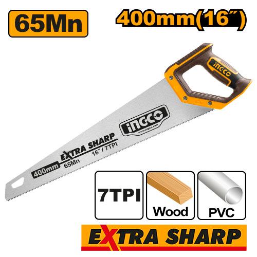 Ingco Hand Saw HHAS15400 - Size 16"(400mm)