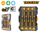 INGCO HKSD0718 7-Piece Precision Screwdriver Set - Precision at Your Fingertips