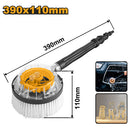 Ingco HRB8702 Rotary Brush - 390*110mm Size, PP and ABS Material, Compatible with Select High-Pressure Washers