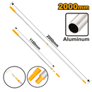 Ingco HRCEP0201: Telescopic Rod - Aluminum Construction, 110cm Folding Size, 200cm Extended Length, Screw Connection, Insert Function, Labeled Packaging