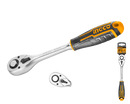 Ingco HRTH0814 Ratchet Wrench, 1/4" Drive, 45T, 155mm Length