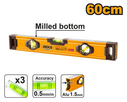 Ingco Spirit Level HSL08060 - Length 60cm