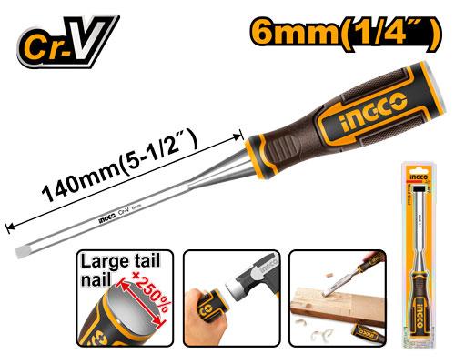 Ingco Wood Chisel HWC0806 - Length 140mm