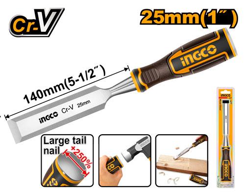 Ingco Wood Chisel HWC0825 - Length 140mm