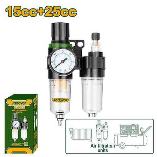 Jadever Dual Stage Air Filtration Unit 1/4" 40µm 15cc+25cc Capacity (JDFF4504)