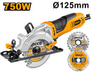 Ingco MFS1251 Multi-Function Saw - 750W, 4700rpm, Cutting Blade and Diamond Disc Included