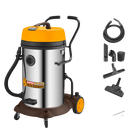 Ingco VC24751 Vacuum Cleaner - 2400W (2x1200W), 75L Stainless Steel Tank