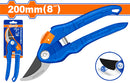 Wadfow Pruning Shear WPA1E08 - 8" Garden Pruning Shear with Carbon Steel Blade