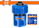 Wadfow Plastic Hose Quick Connector WQC1E34 - 3/4’’