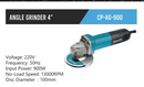 Camron Pro CP-AG4-900 Angle Grinder - 4" - For Industrial Use Only