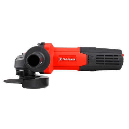 Xtra Power XPT 501 angle grinder in use