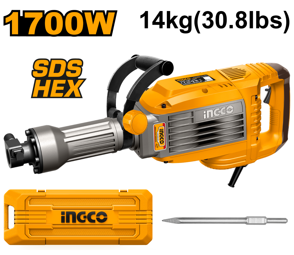 Ingco Demolition breaker 220-240V - PDB170068