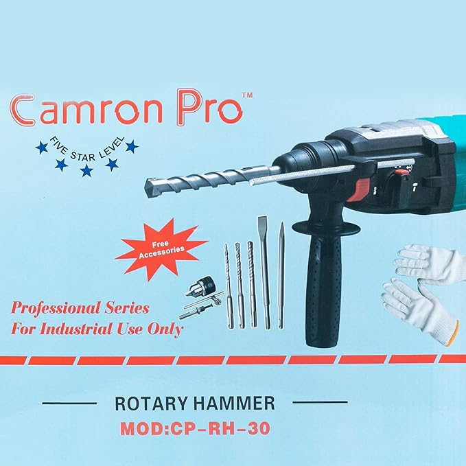 Camron Pro CP RH 30 Heavy Duty Rotary Hammer Drill Machine 1000W