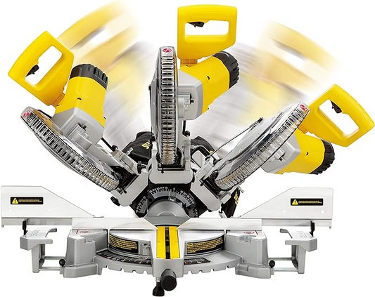 Stanley SM18-B1 Sliding Compound Mitre Saw, 1800W, with 10" (255mm) Blade, 2 Years Warranty