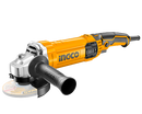 Ingco AG110038 Angle Grinder - 1100W, 125mm Disc Diameter, 12000rpm, Tail Type