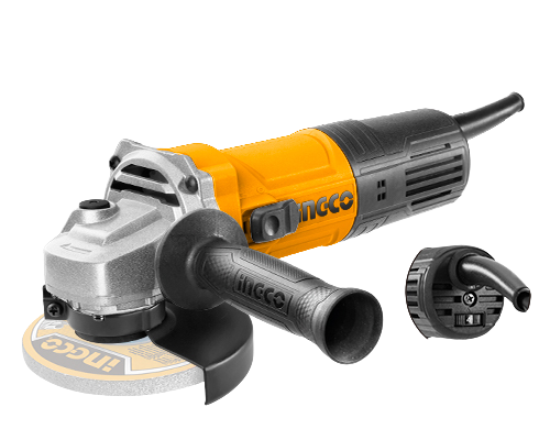 INGCO AG900285 Angle Grinder - 900W Power, Variable Speed Control, 125mm Disc Diameter