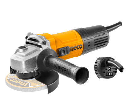 INGCO AG900285 Angle Grinder - 900W Power, Variable Speed Control, 125mm Disc Diameter