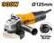 INGCO AG900285 Angle Grinder - 900W Power, Variable Speed Control, 125mm Disc Diameter
