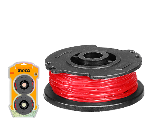 Ingco ALS1601 Lithium-Ion Line Spool - 1.6mm Diameter, Spiral Line, 5m Length, 2 Line Spools, Compatible with Multiple Models