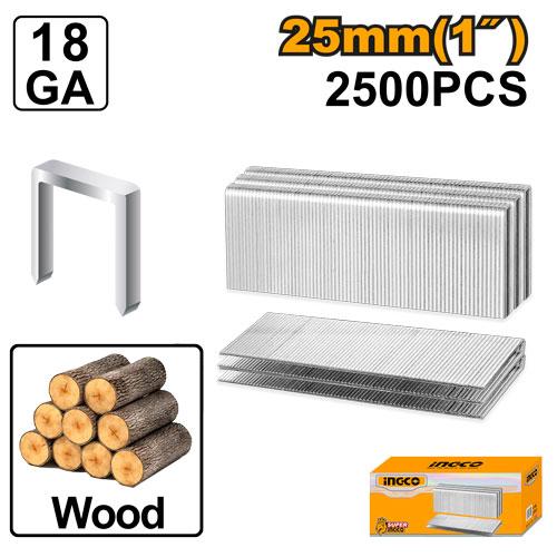 Ingco Crown Staple AST18251 - Staple Size 25mm