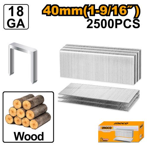 Ingco Crown Staple AST18401 - Staple Size 40mm