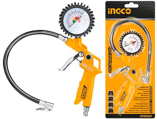 Ingco Air Tire Inflating Gun ATG0601 - Max Pressure 8.5Bar (120PSI)