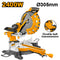 Ingco BM2S24007 2400W Mitre Saw with 305mm Blade, 4500rpm No-Load Speed, and Extended Cutting Capacities