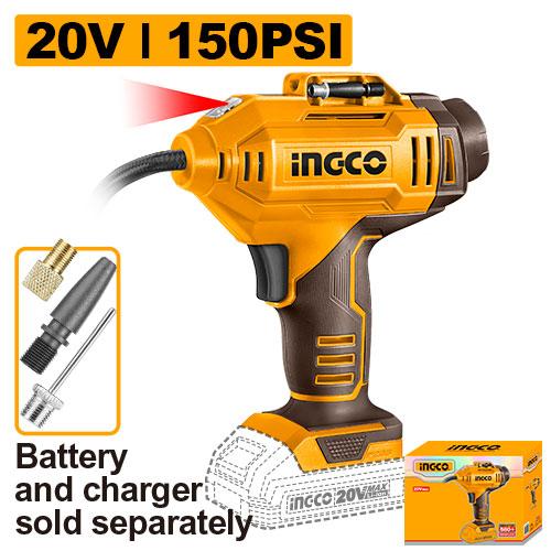 Ingco Cordless Auto Air Compressor CACLI2018 - 20V
