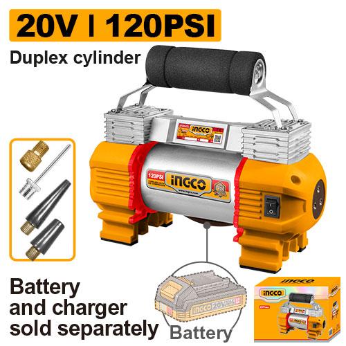 Ingco Cordless auto air compressor 20V - CACLI2026