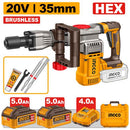Ingco Cordless demolition breaker 20V - CDBLI203582