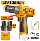 Ingco Cordless drill 12V - CDLI12206