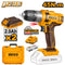 Ingco CDLI200528 20V Cordless Drill - 45Nm Torque, 2-Speed Gear, LED Work Light, 2x 2.0Ah Battery Packs, Charger