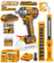 Ingco COSLI23048 Cordless Combo Kit - Impact Wrench & Work Lamp, 400Nm Torque, LED Light, Dual Battery Pack