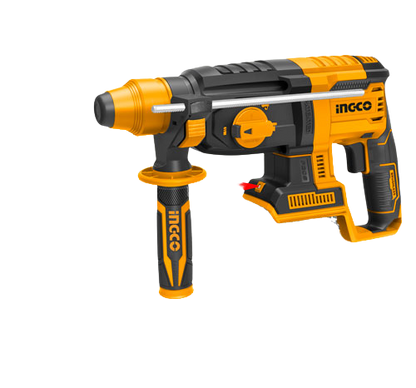 Ingco CRHLI20228 20V Brushless Rotary Hammer - 2.5J Impact Energy, SDS Plus Chuck, Integrated Work Light