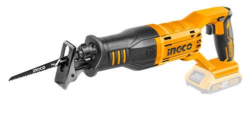 INGCO CRSLI1151 20V Lithium-ion Reciprocating Saw - 2800rpm Speed, 115mm Wood Cutting Capacity