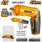 Ingco CSDLI0442 4V Lithium-Ion Cordless Screwdriver with Adjustable Handle and LED Work Light
