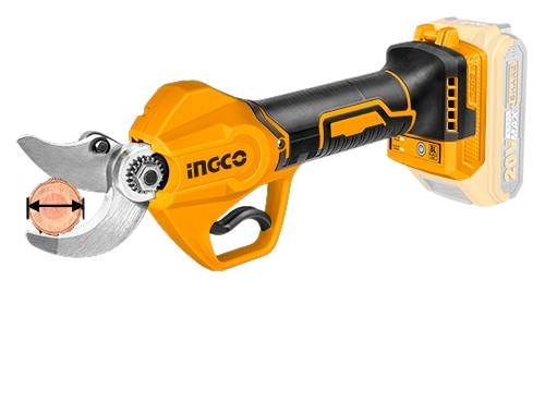 Ingco CSSLI20308 20V Lithium-Ion Gauge Straight Shear - Brushless Motor, 20mm/30mm Cutting Diameter