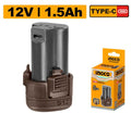 Ingco Lithium-ion Battery Pack FBLI12153 - 12V