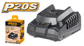 Ingco Fast Intelligent Charger FCLI2001 - 20V, 2A Output